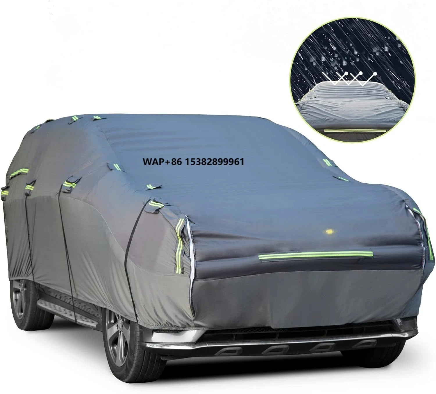 

Inflatable Automotive Vehicle Cover Storm Hail Proof Protection Foldable Padded Inflatable Hail Car Cover