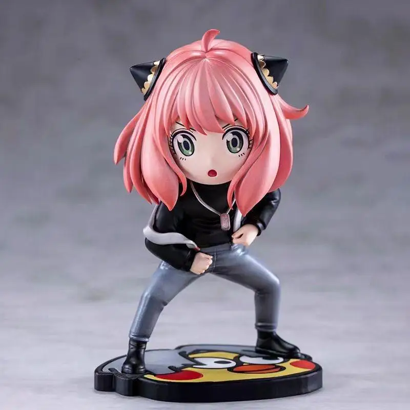 11 cm Neue Heiße Anime Spy×Family Ania Pvc Kreative Modell Statue Desktop Sammlung Ornamente Spielzeug Puppe Kinder Urlaub Geschenke