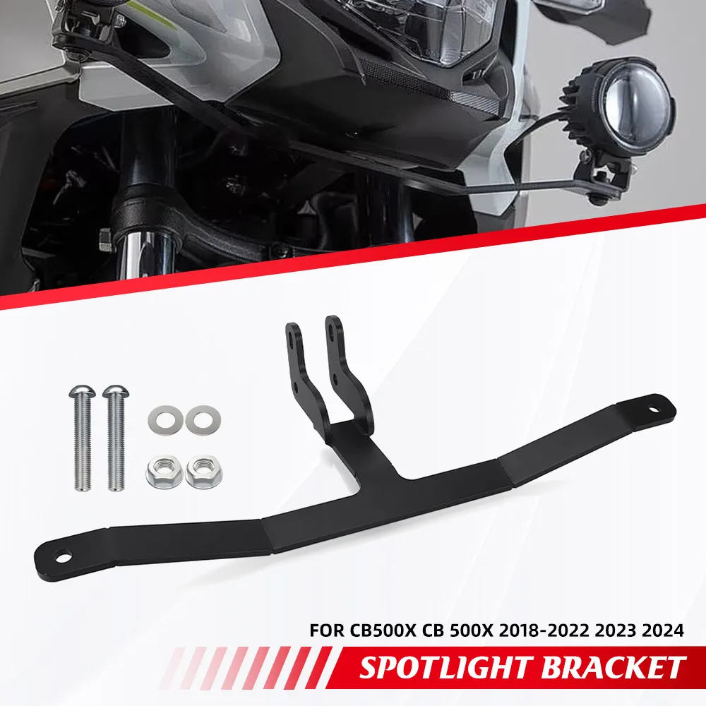 

For HONDA CB 500 X CB500X 2018-2022 2023 2024 Auxiliary Light Bracket Additional Lights Bracket Driving Mount LED Light Mount