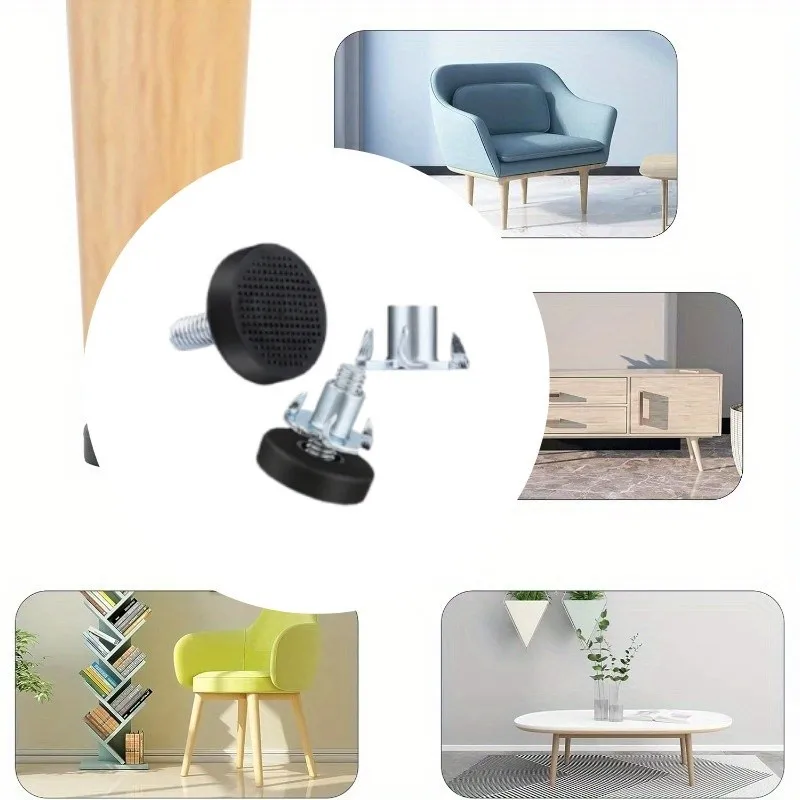 

28 шт Регулировочные накладки для мебели | Сверхмощный, Т-образный вырез