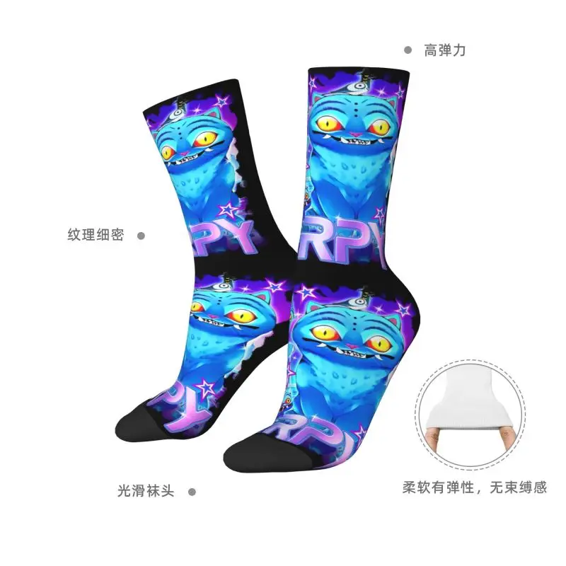 متعة الطباعة Kpop شيطان هنتر ديربي سوس الجوارب للنساء الرجال بسط الصيف الخريف الشتاء طاقم الجوارب