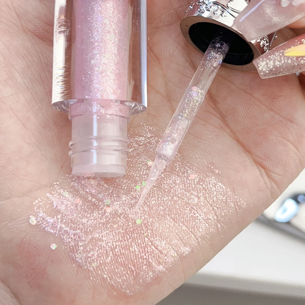 Pearlescent paillettes Liquid Eyeshadow Glitter Highlighter Eye Shadow Makeup Waterproof Shimmer Eyeliner sdraiato Silkworm Cosmetics