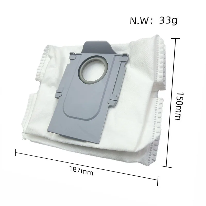 Dust Bags Accessories for Roborock S8 S8 Plus S8+ S8 Pro Ultra G20 Q7 T8  Robot Vacuum Cleaner Replacement Dust Bags Spare Parts