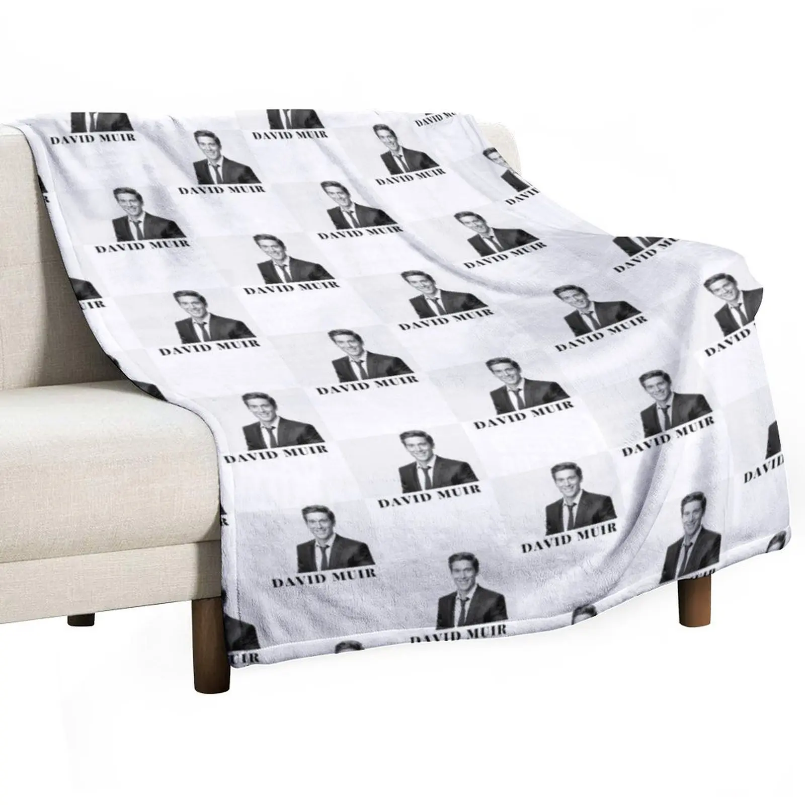

David Muir Throw Blanket anime cosplay anime Large Plaid on the sofa Blankets