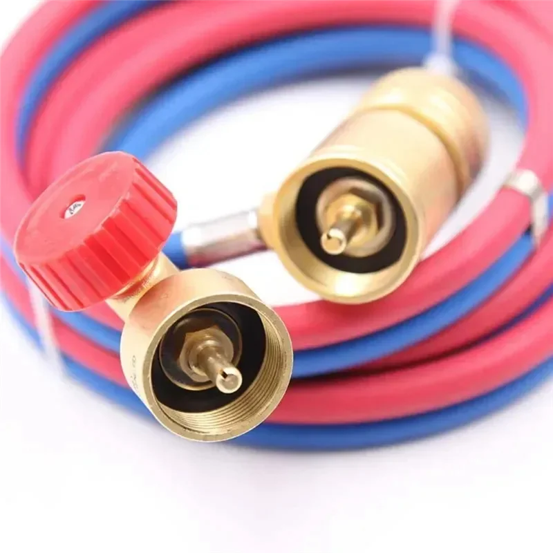 ABRE-Brass Oxygen MAPP/شعلة لحام غاز البروبان خفيفة الوزن لحام اللحام (الأسطوانة غير متضمنة)