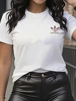Trendy brand super discount men's and women's T-shirt short sleeved pure cotton T-shirt summer slim fit round neck breathable - Image 2
