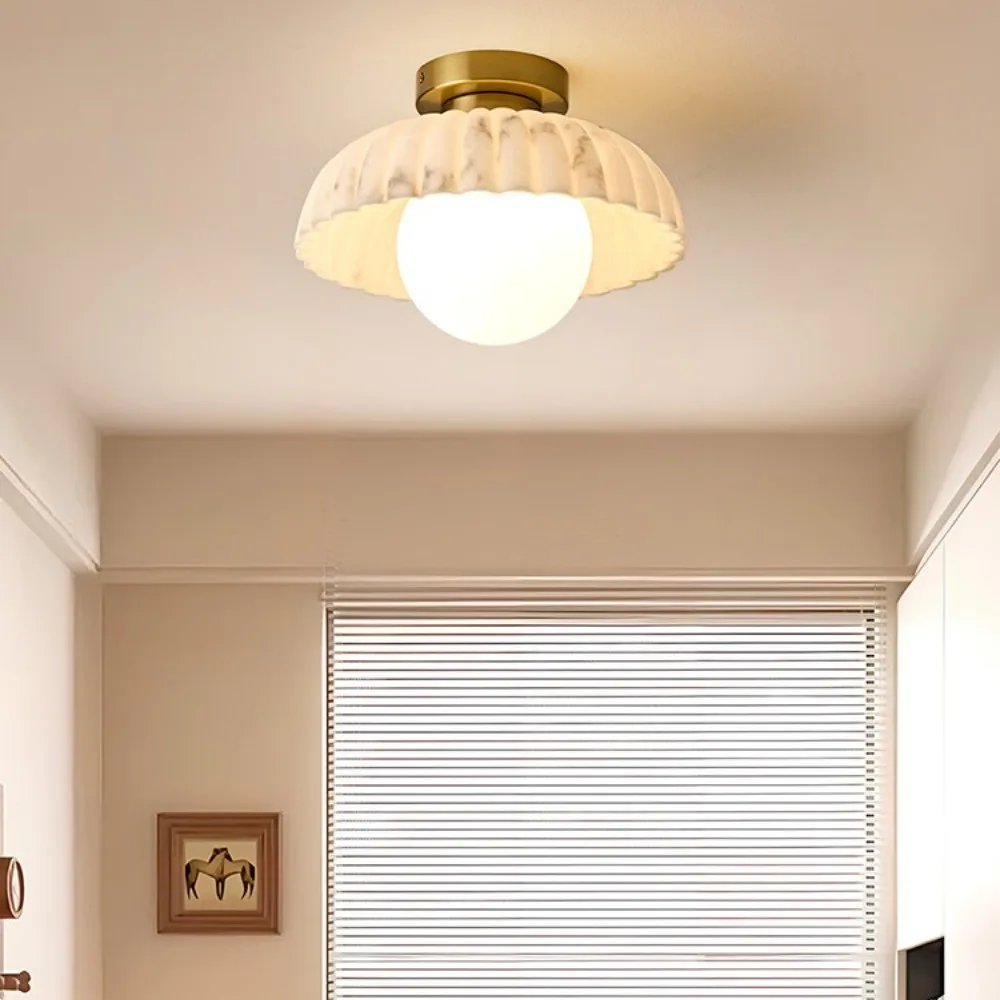 Nordic Family Farmhouse Ceiling Light Flower Ceiling Lamp Suitable Corridors,cloakrooms,porches,bedrooms,foyers Lighting Fixture