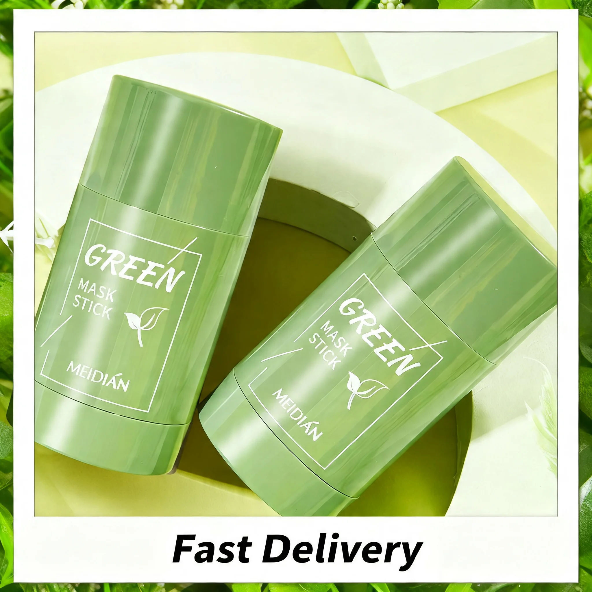 1/2/3pcs Green Tea Solid Cleansing Mask Dispel Acne Remover Moisturizing Film Mask Blackhead Pores Smear Cleansing Blemish Care