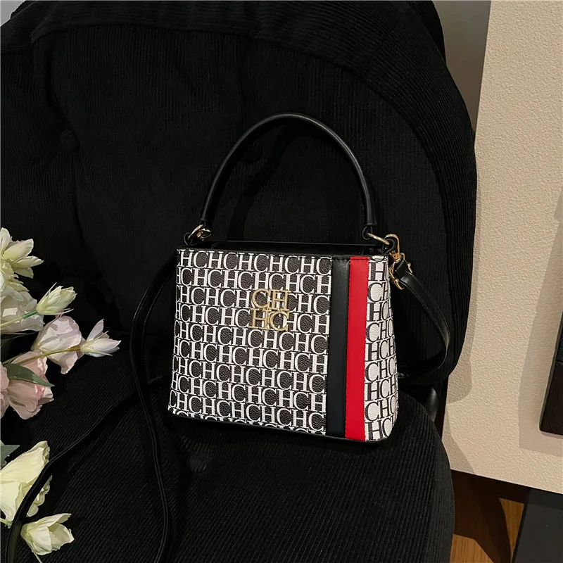 

Multi-Compartment Bucket Bag 2026, Practical Top Handle Shoulder Bag, Women's Work Tote with Crossbody Strap, Organized Purse