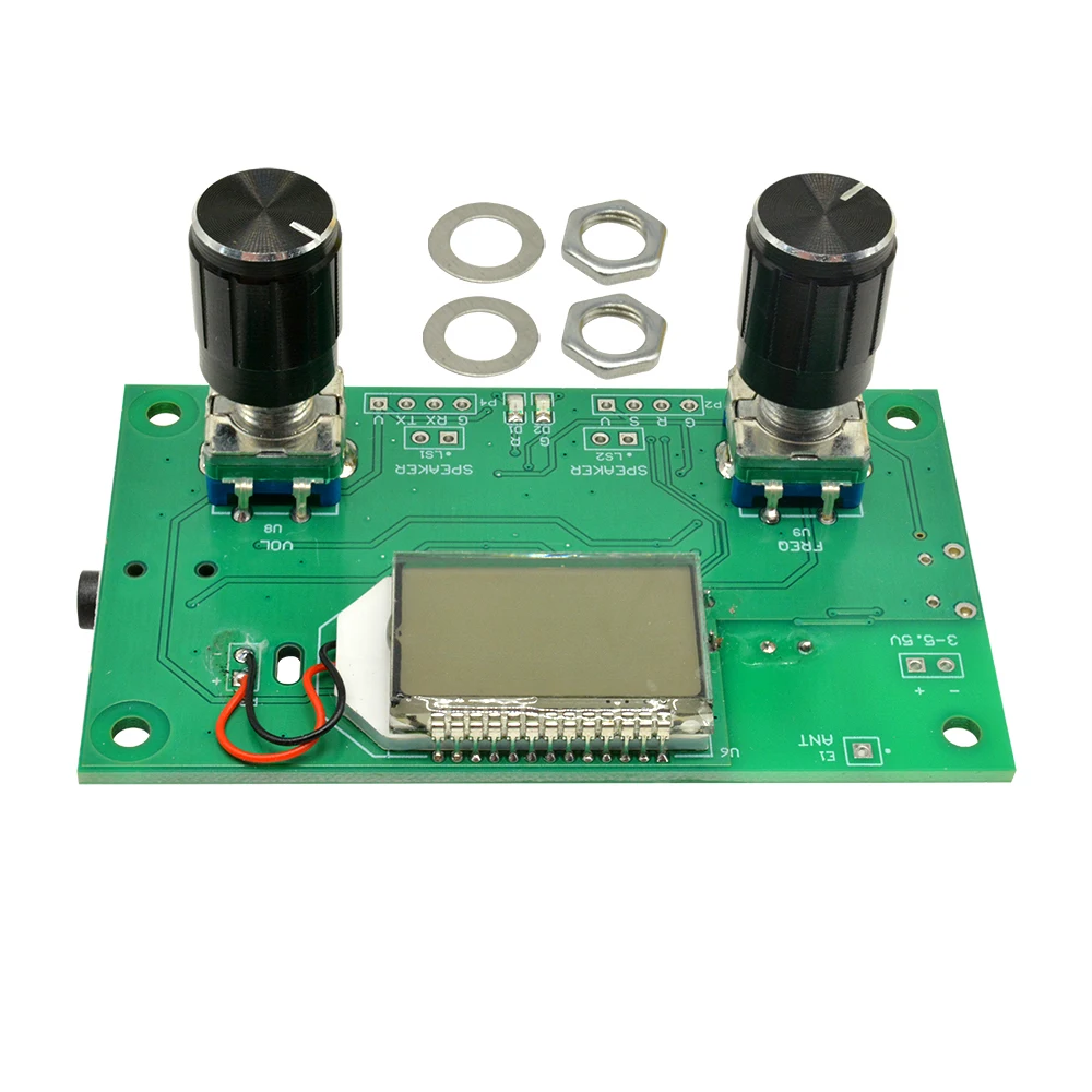 FM Radio Receiver Module 87-108MHz Frequency Modulation Stereo Receiving Board With LCD Digital Display 3-5V DSP PLL