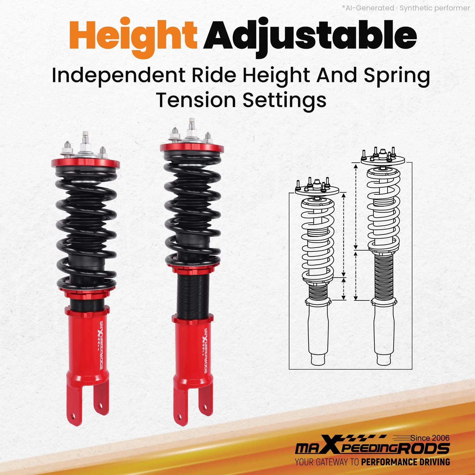 Performance Coilovers for Honda Civic CRX Hatchback Sedan EG,EH EG3 EG4 EG8 ED6