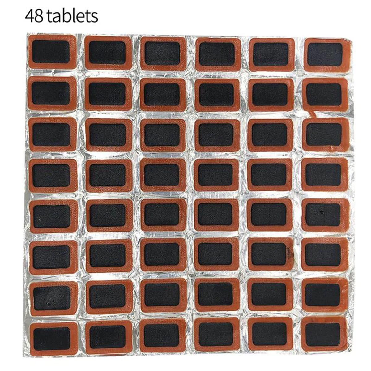 48pcs Rubber Puncture Patches Bicycle Tire Tyre Tube Repair Cycle Patch Kit No Glue Bicycle Inner Tube Puncture Repair Tools