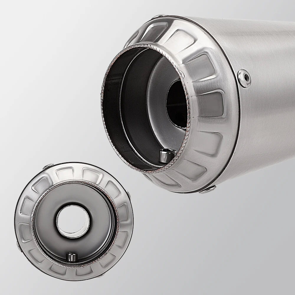 51mm Motorcycle Exhaust Muffler for R25 R3 R6 NC700 CBR500 Z400 Z750 C14 - Removable DB Killer - Image 6