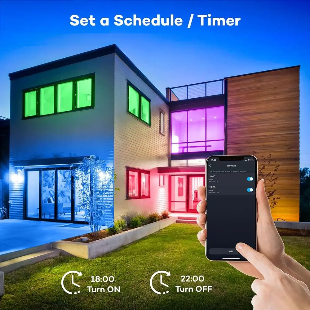 13in RGB LED Ceiling Light with Remote, Compatible with Alexa, Suitable for Home, Bedroom, Kitchen