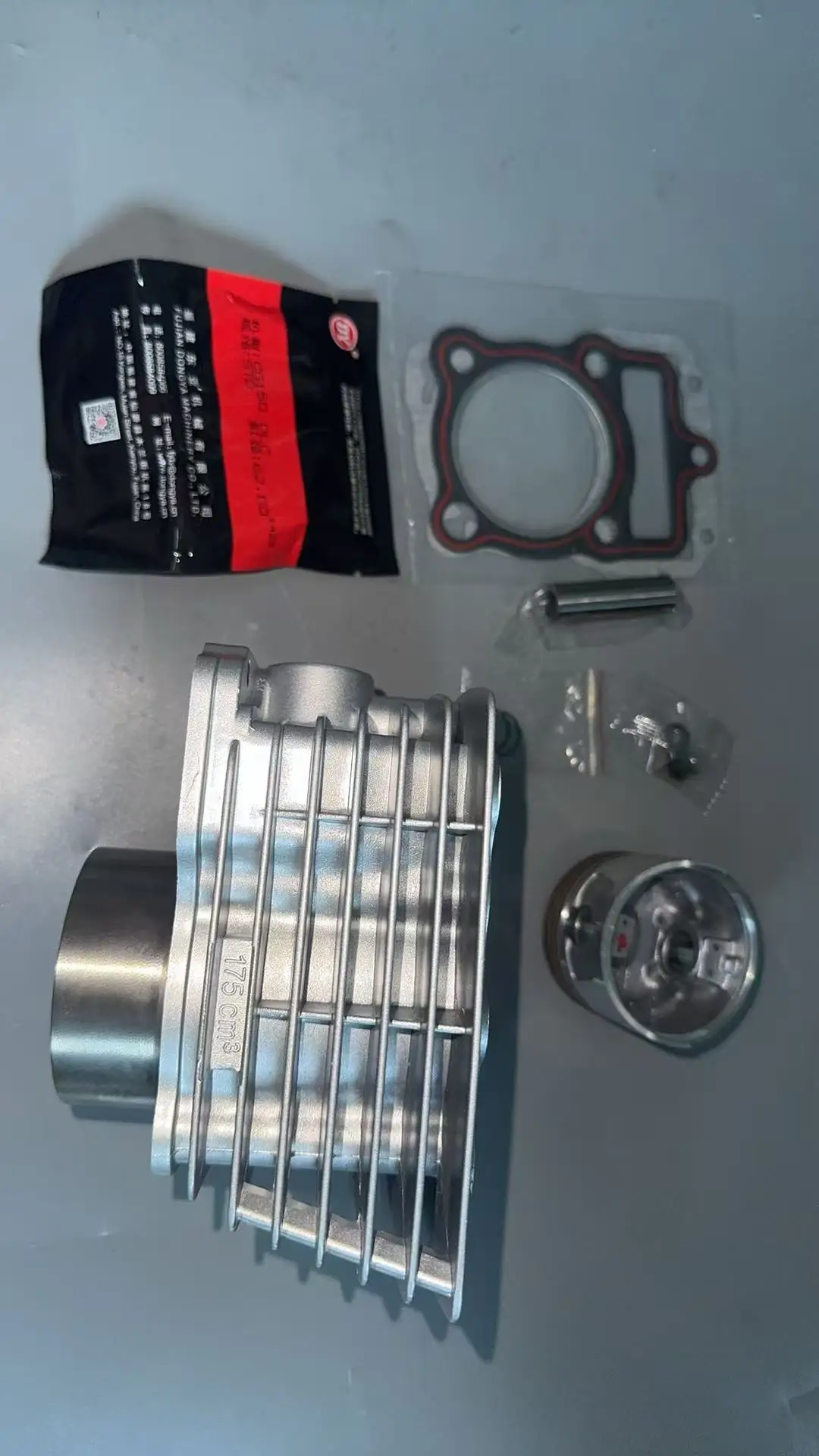 리판 엔진 실린더 150cc 175cc 200cc 수냉식 빅 보어 키트 피스톤 키트 포함