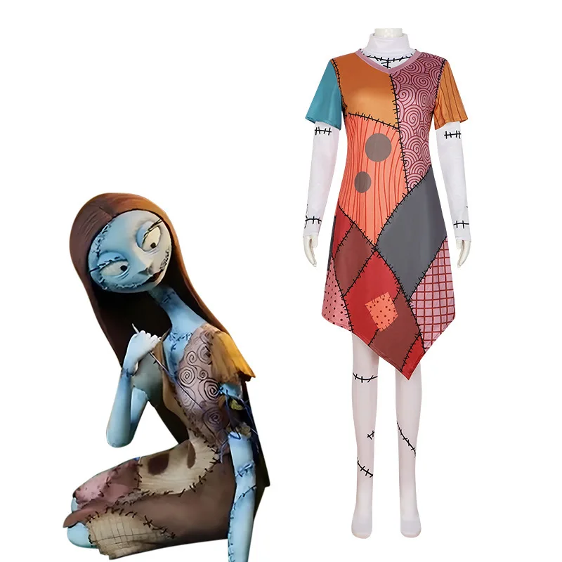 

Костюм для косплея «Кошмар перед Рождеством» (Cisas), традиционная китайская одежда для женщин, сценический костюм для Хэллоуина и костюмированных балов