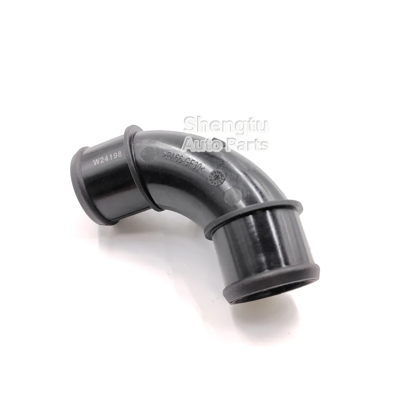 Black Car Coolant Water Hose Connector 17127515487 for BMW Mini Cooper R50 R52 2005 2006 R56 Bleeder Screw Pipe Joint Elbow Fit
