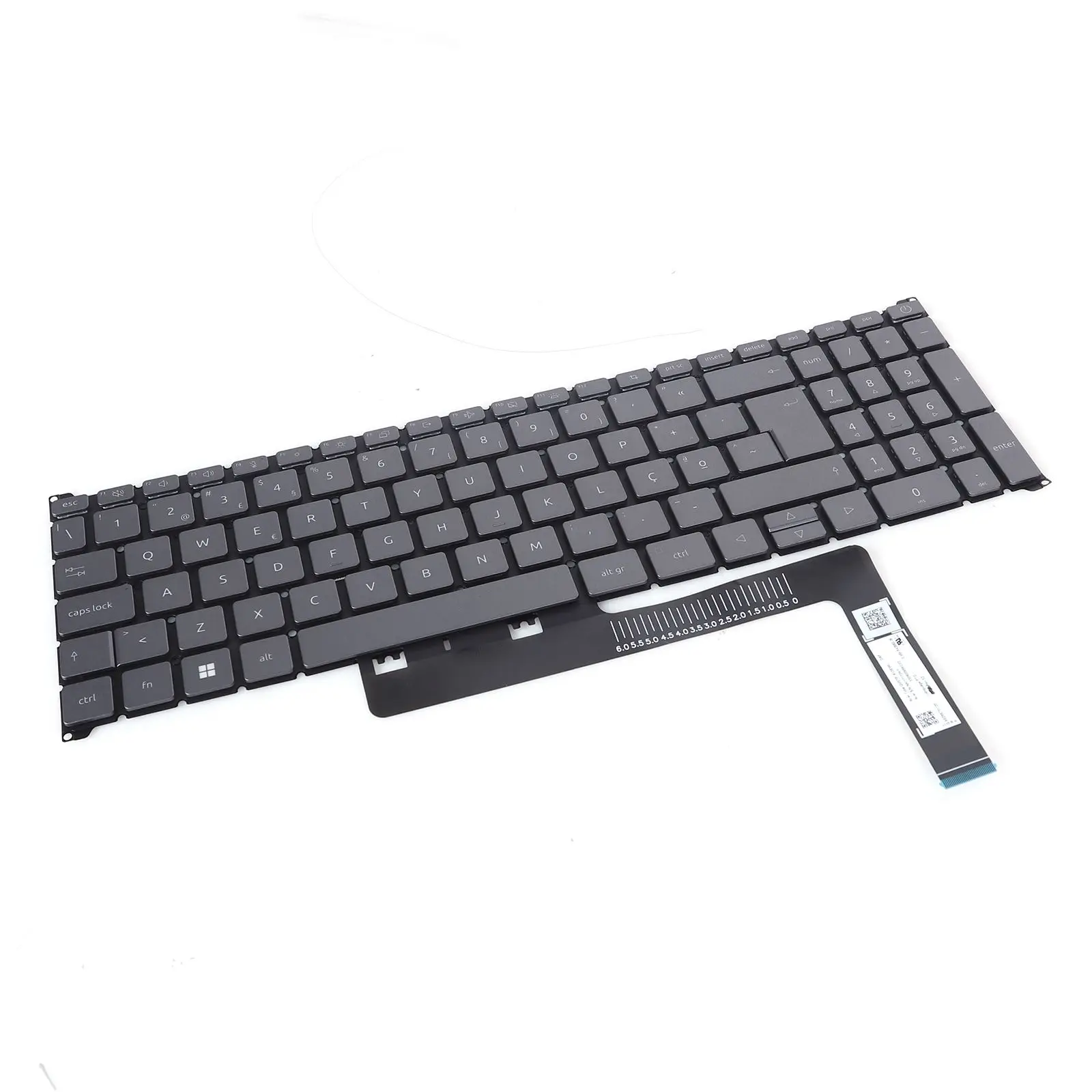 لوحة مفاتيح الكمبيوتر المحمول PO لشركة أيسر أسباير 5 A517-53 A517-53G A517-58M A317-54 A317-55P رمادي مع إضاءة خلفية