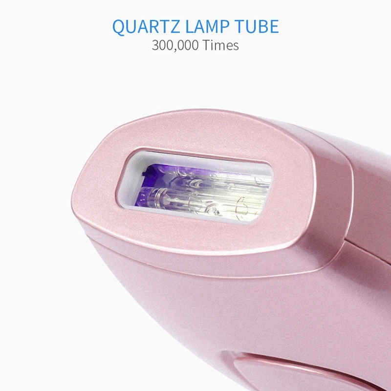 5-Level-Laser Bikinis Pulses Epilator Painless Laser- Hair Removal Facial Depilator Pink AU Plug