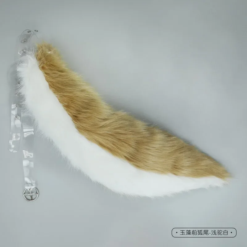 New Brown Long Fox Ears Anime Simulation Headband Beast Ear Animal Tail Wolf Ear Hair Hoop Cosplay Halloween Costume Accessories