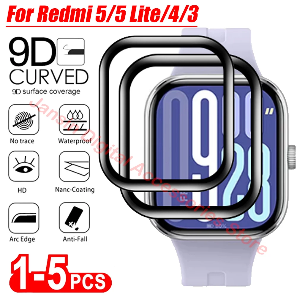 For Redmi Watch 5 Protector Soft Film Clear Screen Anti-Scratch Film For Redmi Watch 4 3 5Active Mi Band 8pro Protector Films