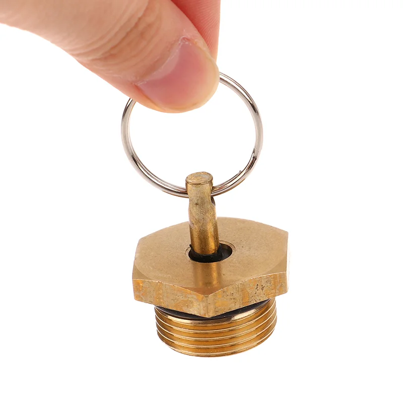 

1pcs High Quality Truck Air Tank Drain Valve Anti-rust Antifouling Air Tank Drain Switch Type 151 Copper Plug Screw Auto Parts