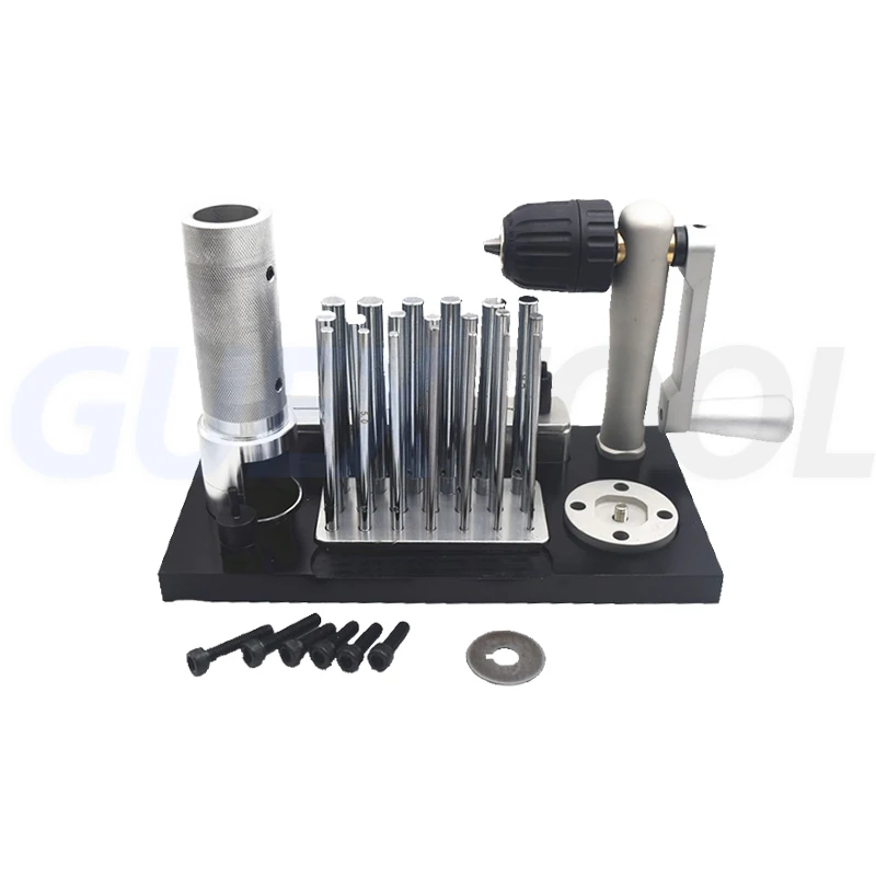 

Hand-cranked Coil Winding Machine DIY Glod Jump Ring Making Machine Copper Wire Drawing Machine Tensioner For Steel Wire H50