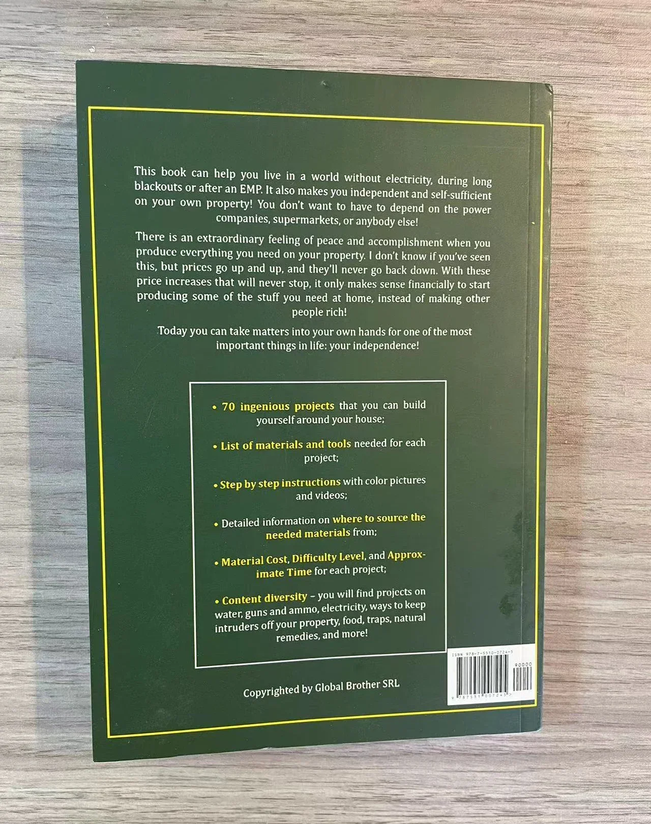 Livro de Livros de Projetos de Sobrevivência, Como Produzir Tudo o Que Você Precisa, Sua Propriedade, No Grid, English