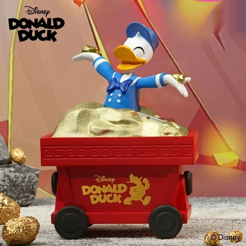 

В наличии, новинка 2025, серия «Дональд Дак Диснея», золотое украшение исследователя, украшение для рабочего стола, новогодний подарок, Рождественский подарок для друзей