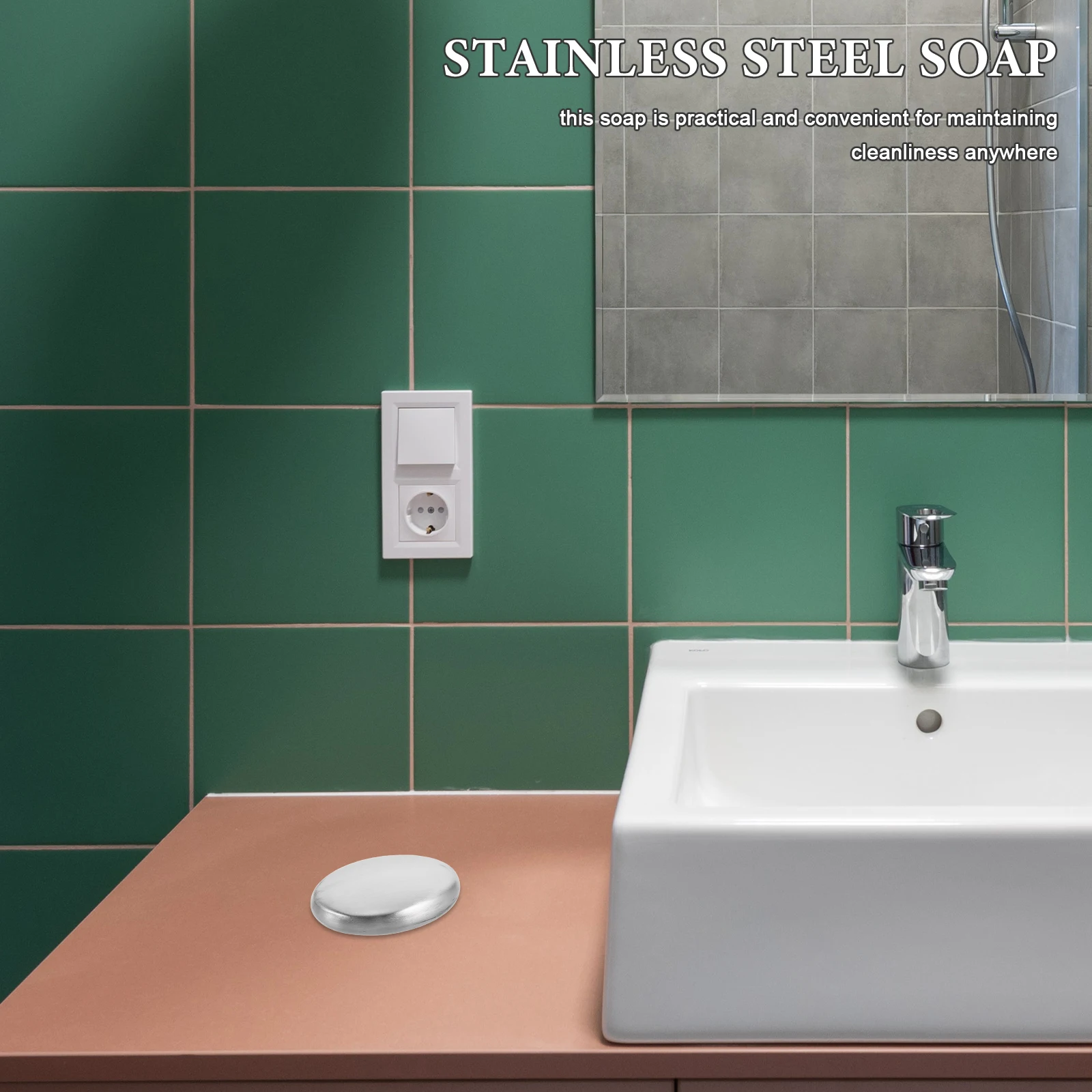 

2Pcs Metal Odor Removing Soap Stainless Steel Bar Freshens Hands After Cooking Reusable Home Cleaning Tool Steel Bar Soap