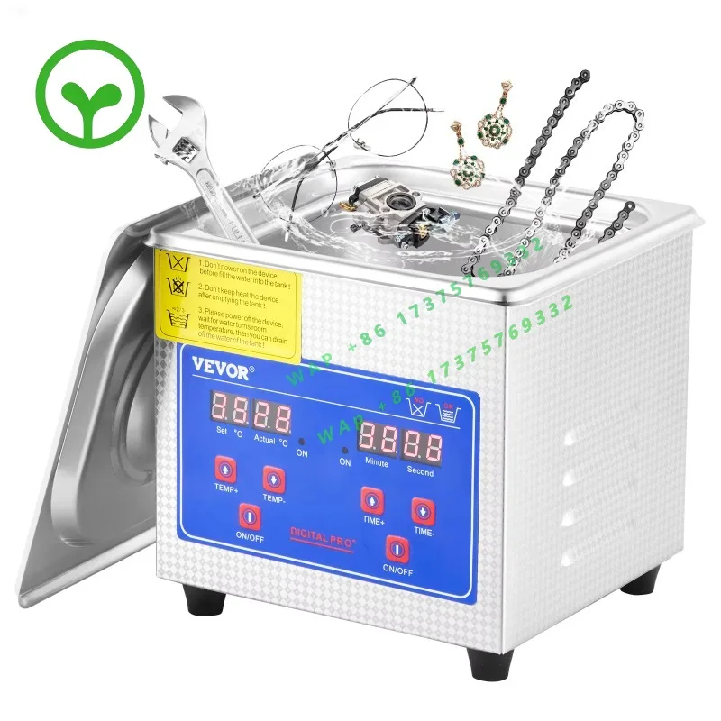 【Premium】SucceBuy 1.3L Ultrasonic Cleaner Lave-Dishes Port le Washing  hine w/ Digital Timer   Home Jewelry Clean Appliances