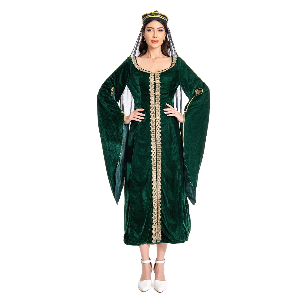 Alicent Cosplay Robe pour Femme, Film Dragon Roleplay, Net Costume, Voile, Halloween, Carnaval, Déguisement de ix, Trempé