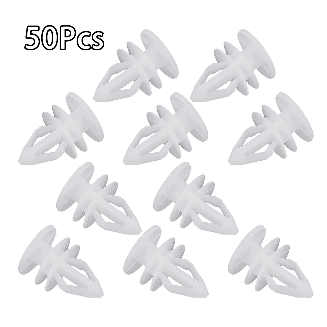 50pcs Door Trim Panel Retainer Clip Fender Liner Rivet Fastener Fit for Cadillac ATS Chevrolet Avalanche Buick Allure Enclave