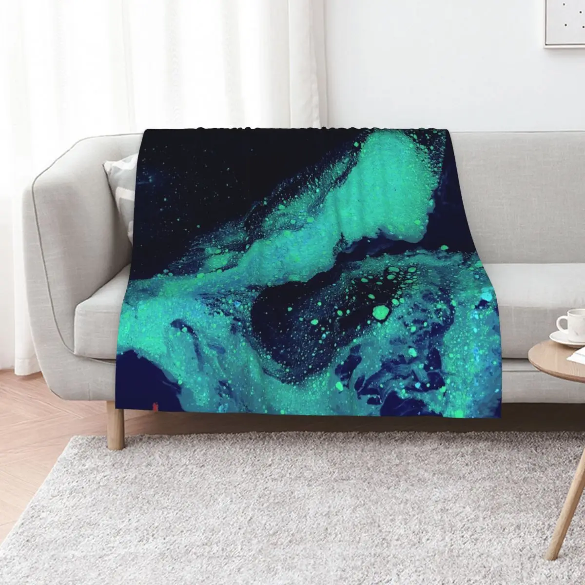Glow in the Dark 2 Throw Blanket blankets ands Summer Decorative Beds Decorative Sofas Blankets For Bed Nap Blankets