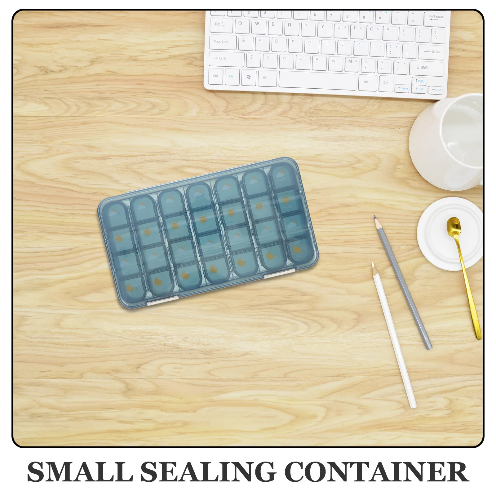Medicine Case Portable Sturdy Small Sealing Organizer Travel Medicine Box Lightweight Compact Container Travel Organizer