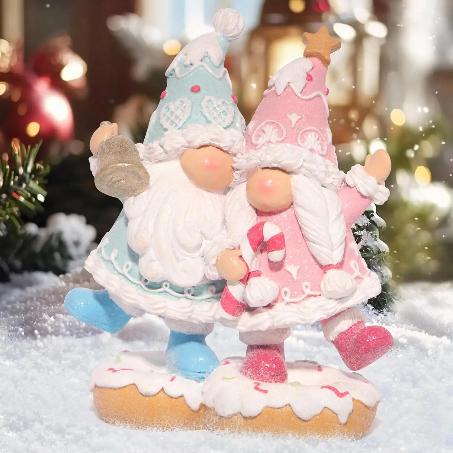 Christmas Gnomes  Xmas Figurines Handmade Scandinavian Tomte Gnome for Xmas Gingerbread Gifts - Christmas Day Party Home Decor