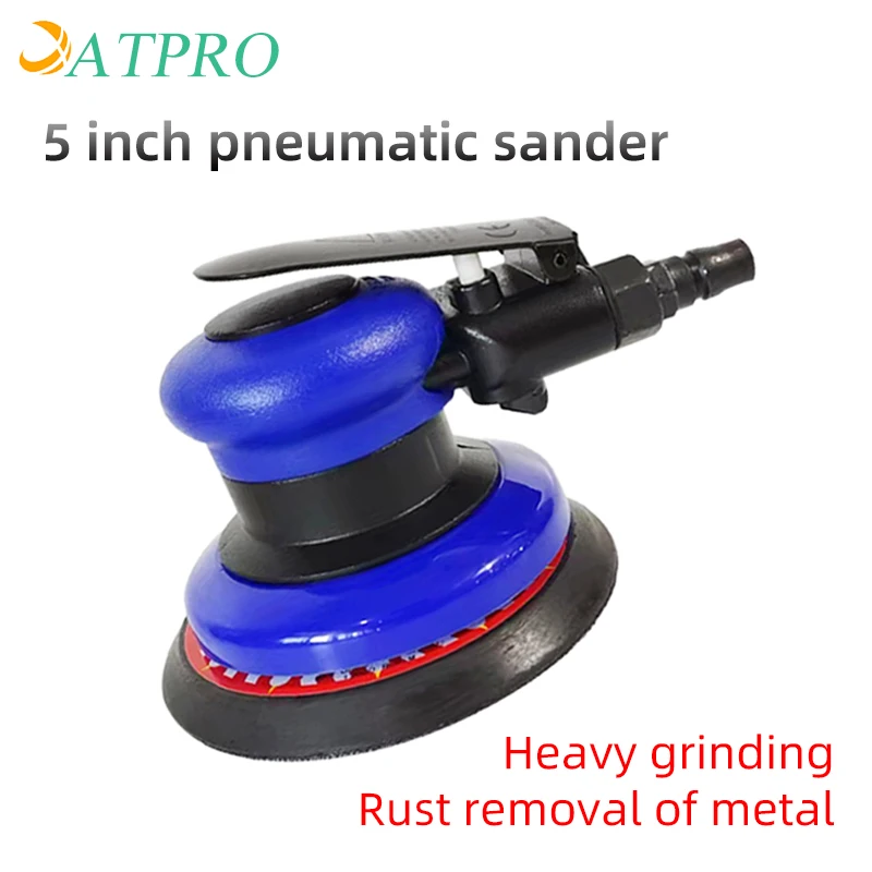 

5-inch Air Grinder Pneumatic Sander Sandpaper Machine Hand-held Air Dry Grinding Head Car Waxing And Polishing Machine