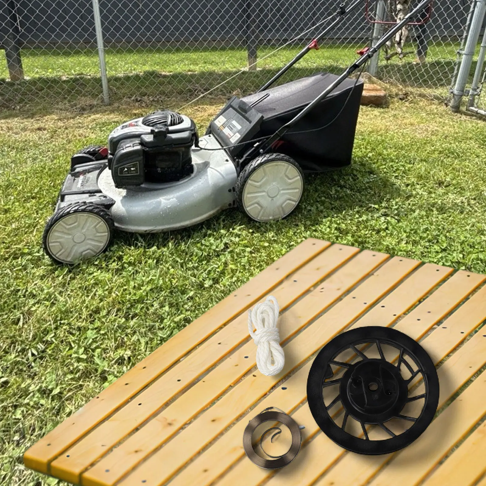 

A Comprehensive Set of Pulleys and Springs Specifically Crafted to Enhance Your Experience with Your For BS Lawnmower