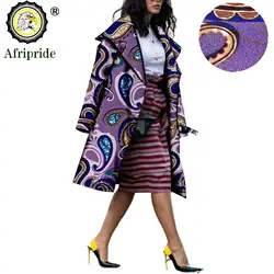 African Ethnic Print Long Coat Women Overcoat Autumn Outwear Plus Size Womens Clothes Boho Oversized Trench Coats S2024012