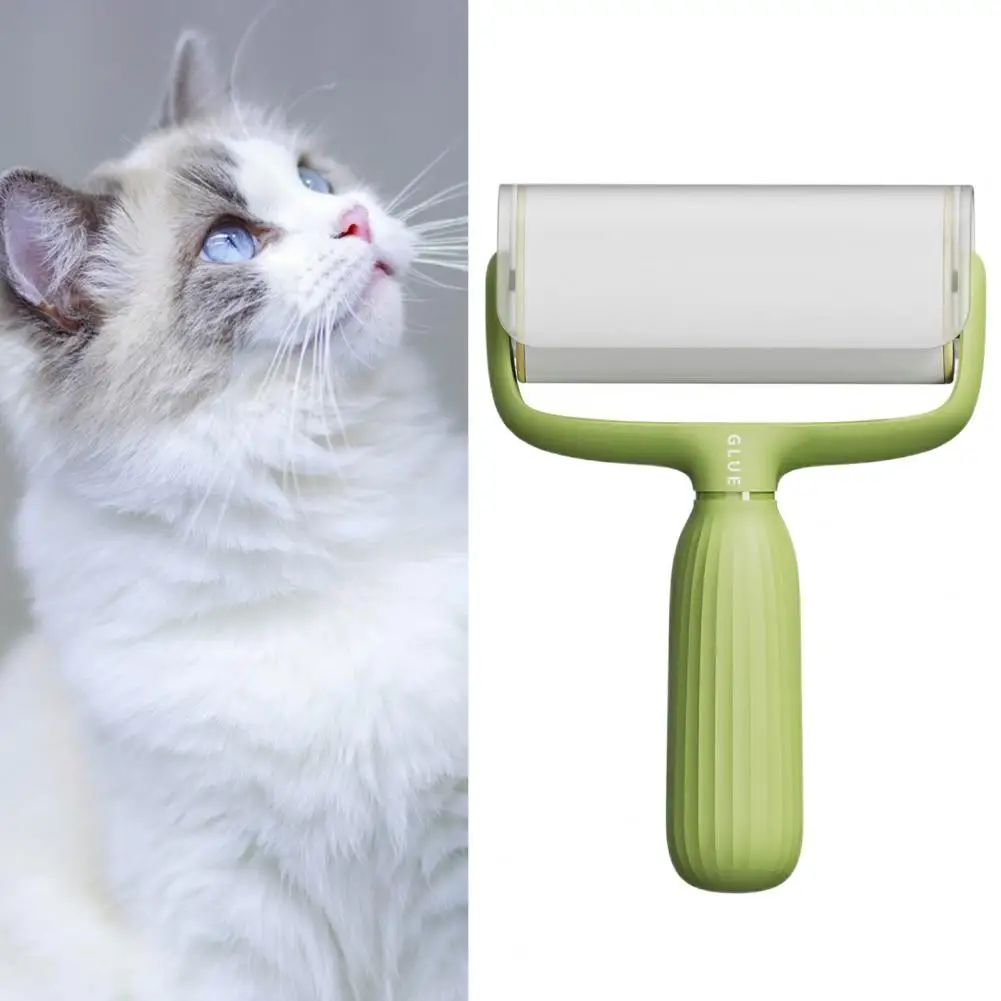 

Sticky Paper Roller Lightweight Multifunctional Comfortable Grip Dog Cat Hair Clothes Carpet Dust Lint Roller Home Supplies