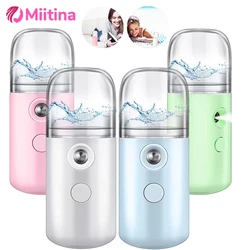 Nano pulverizador hidratante Facial, nebulizador de vapor Facial, uso en viajes en casa, Mini humidificador recargable, dispositivo de belleza para mujeres, cuidado de la piel