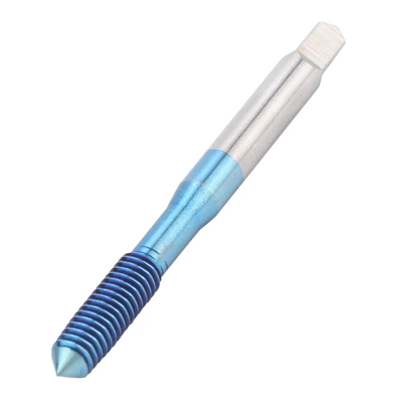 

Thread Tap Nano Blue Coating Tungsten Steel Metric Straight Handle Machine Tapping ToolM6