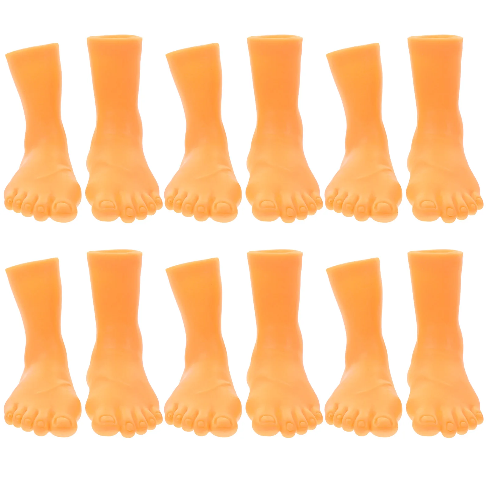 Linker und rechter Fuß Finger Booties Puppen Kreativer Daumen Kleine Hand Vinyl für Baby