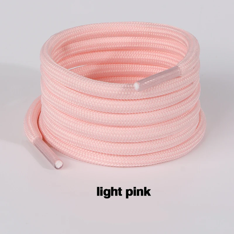2025 Frühling und Sommer Beliebte Einfarbige Macaron-Schnürsenkel 5mm Runde Polyester Freizeit Unisex-Schnürsenkel – Detail 13
