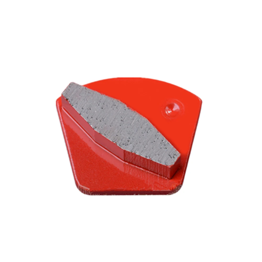 WER15 Concrete Floor Diamonds Double Post Werkmaster Metal Polishing Pads Two Pins Grinding Block with Single Octagon Segment