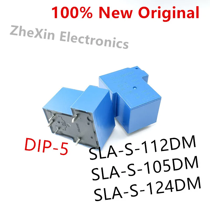 5-10PCS/Lot   SLA-S-124DM 、SLA-S-112DM 、SLA-S-105DM   DIP-5   30A   New Original Power Relay