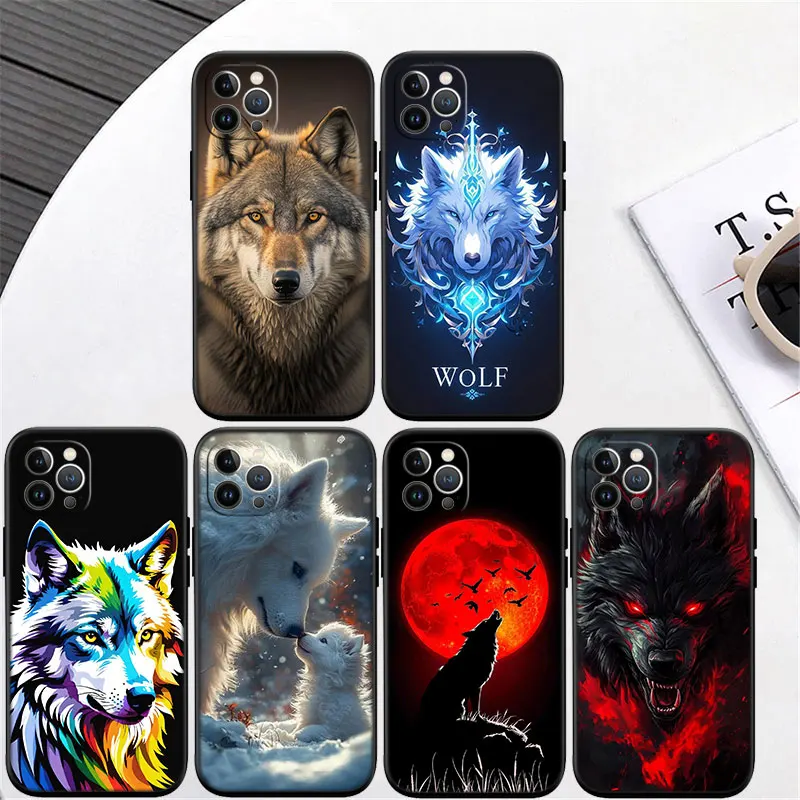 IO5 Animal Wolf Phone Case for Motorola Moto Edge 60 60s 70 G86 G56 G54 E14 G04S G45 G54 G64 Pro Power Neo Fusion view 5