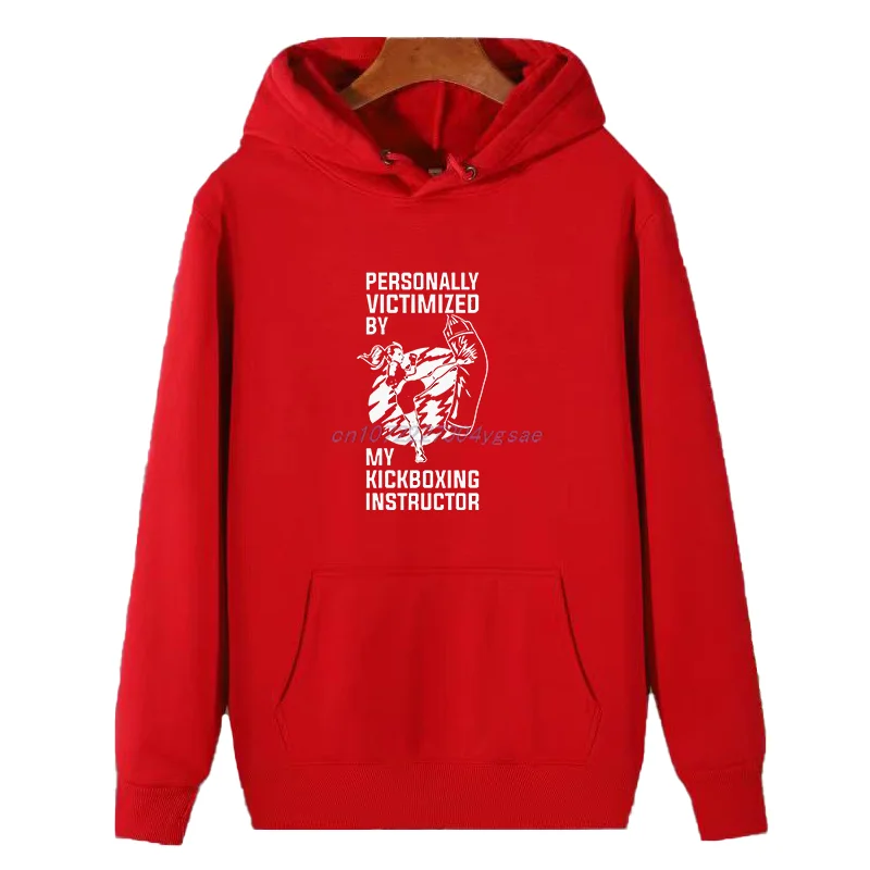 Man Muay Thai Boxing Graphic Hooded Sweatshirts Fight Anime Winter Essentials Hoodie Sweaters New In Sweatshirts Thick Sweater