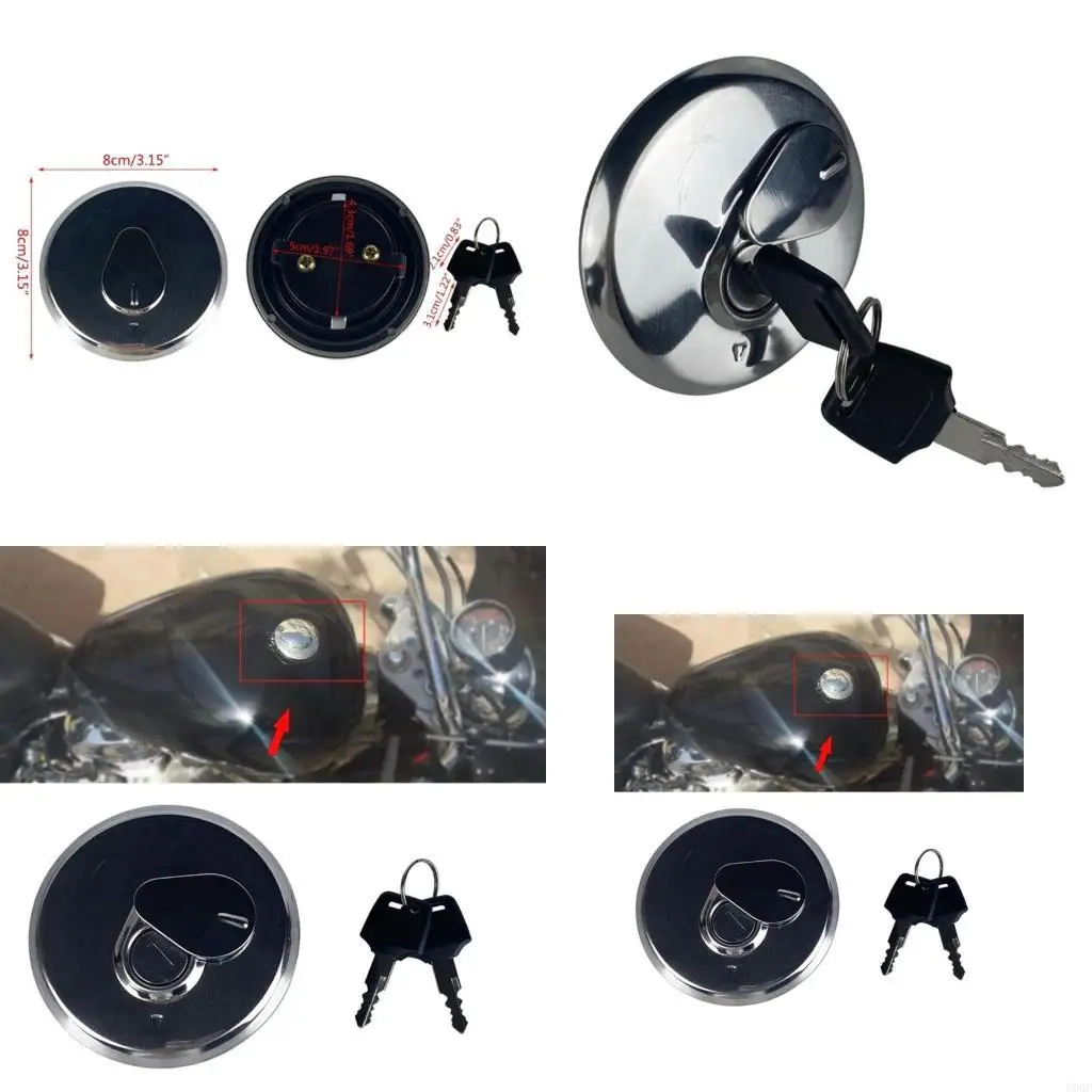 Motorbike for Tank Cover Lock Gas Cap For GN250 GN125 GN 125 250 New