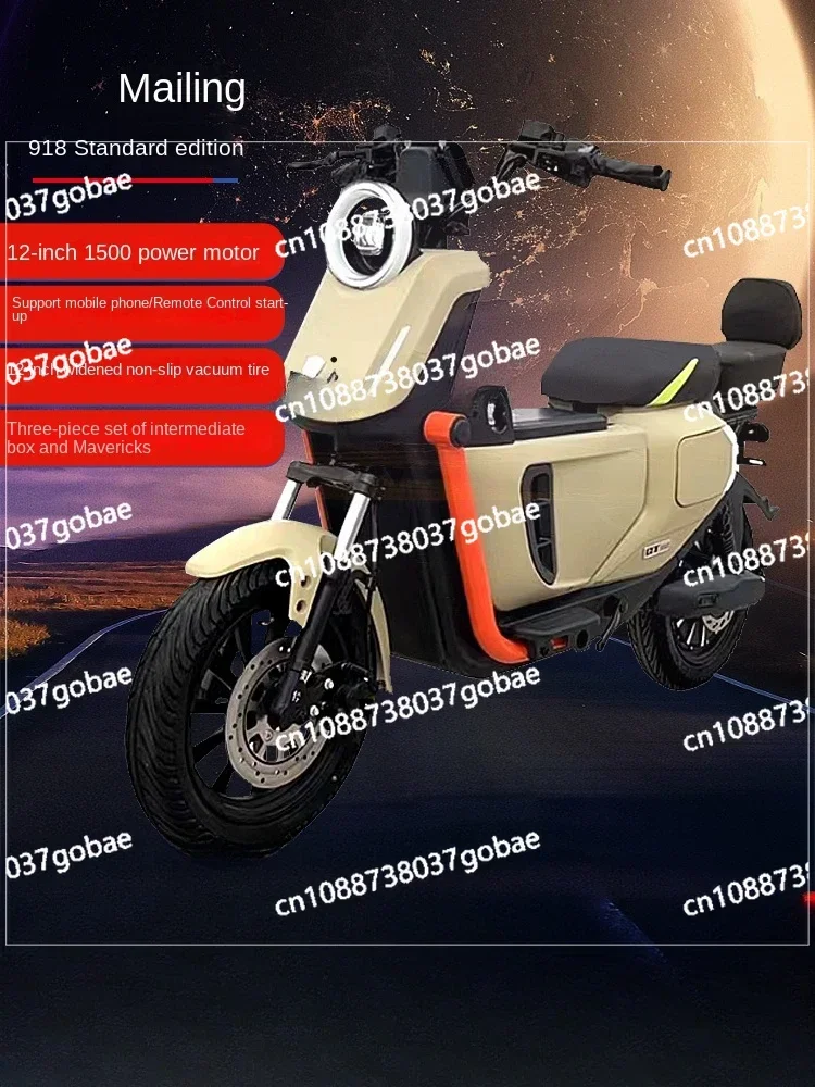 Electric Car Standard Edition Intelligent New National Standard Electric Bicycle High-Speed Long-Distance Running King 1500W